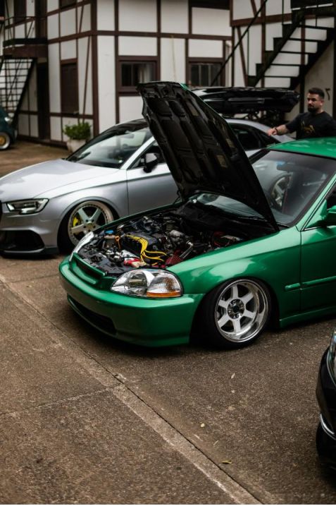Tuning ECU on a performance car
