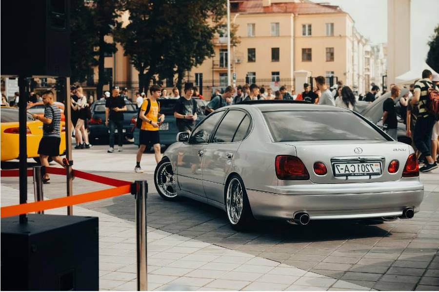 Car setup close-up